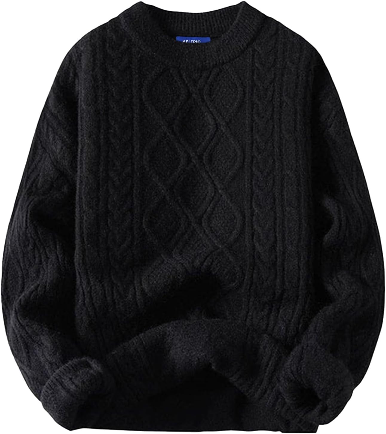 Oversized 90s Vintage Cable Knit Sweater for Women