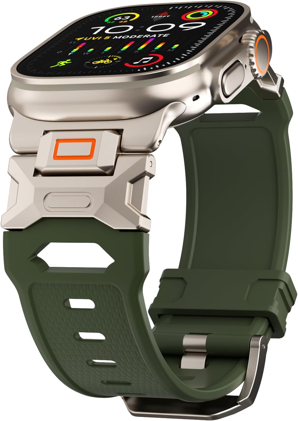 Rugged Sport Band for Apple Watch Ultra 2 & 49mm - Durable Design