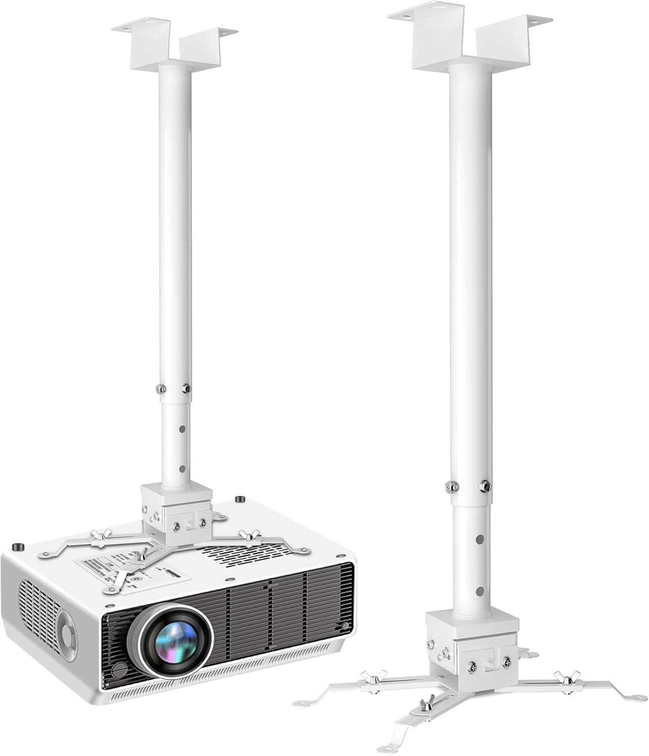 Adjustable Heavy Duty Projector Ceiling Mount - Perfect for Any Space