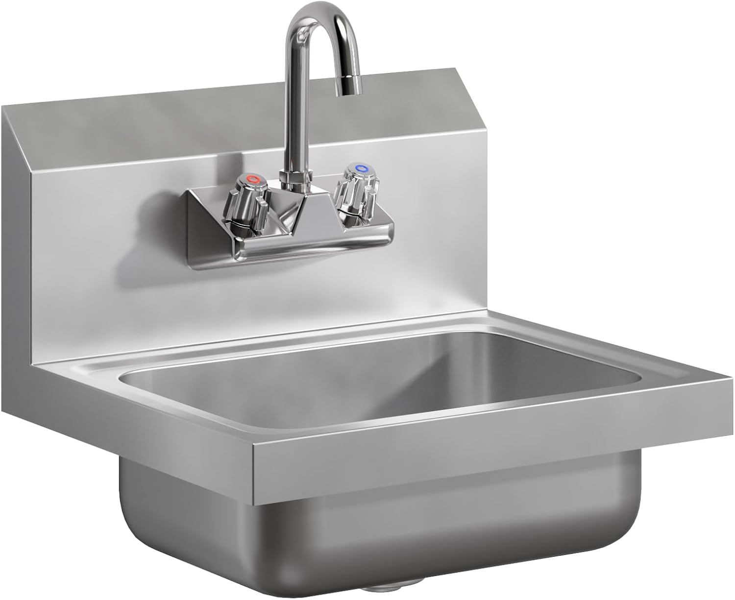 AmGood Stainless Steel Wall Mount Hand Sink for Efficient Washing