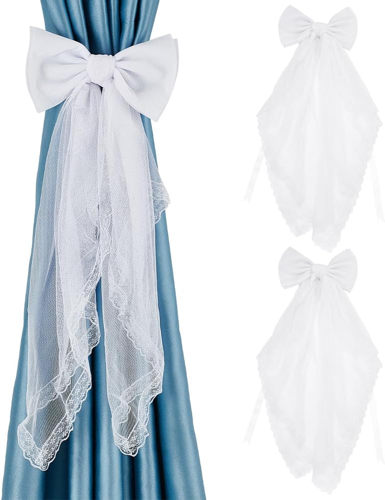 BENECREAT Elegant Lace Curtain Tiebacks
