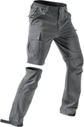 Men's Hiking Pants Convertible Quick-Dry Water-Resistant (Style GH1F)