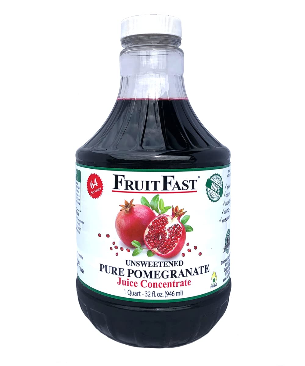 Pomegranate Juice Concentrate - 100% Pure and Unsweetened