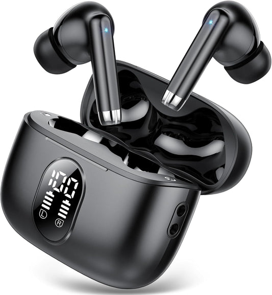 QXQ Wireless Earbuds: Deep Bass, HD Mic, IPX7, Touch Control