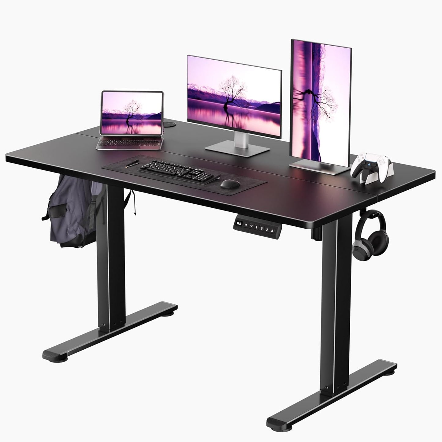 CROWNFURN Electric Standing Desk: Effortlessly Adjust Height