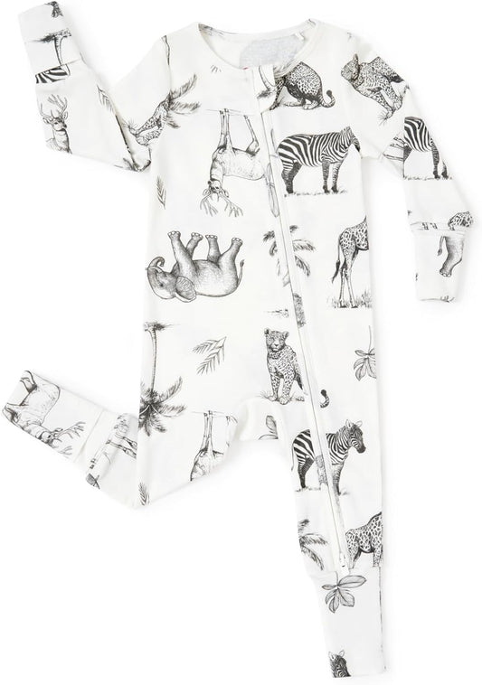 PATPAT Baby Clothes Footie Pajama with Soft Wool for Comfort