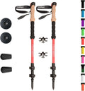 Montem Ultra Strong Trekking, Walking, and Hiking Poles - Collapsible