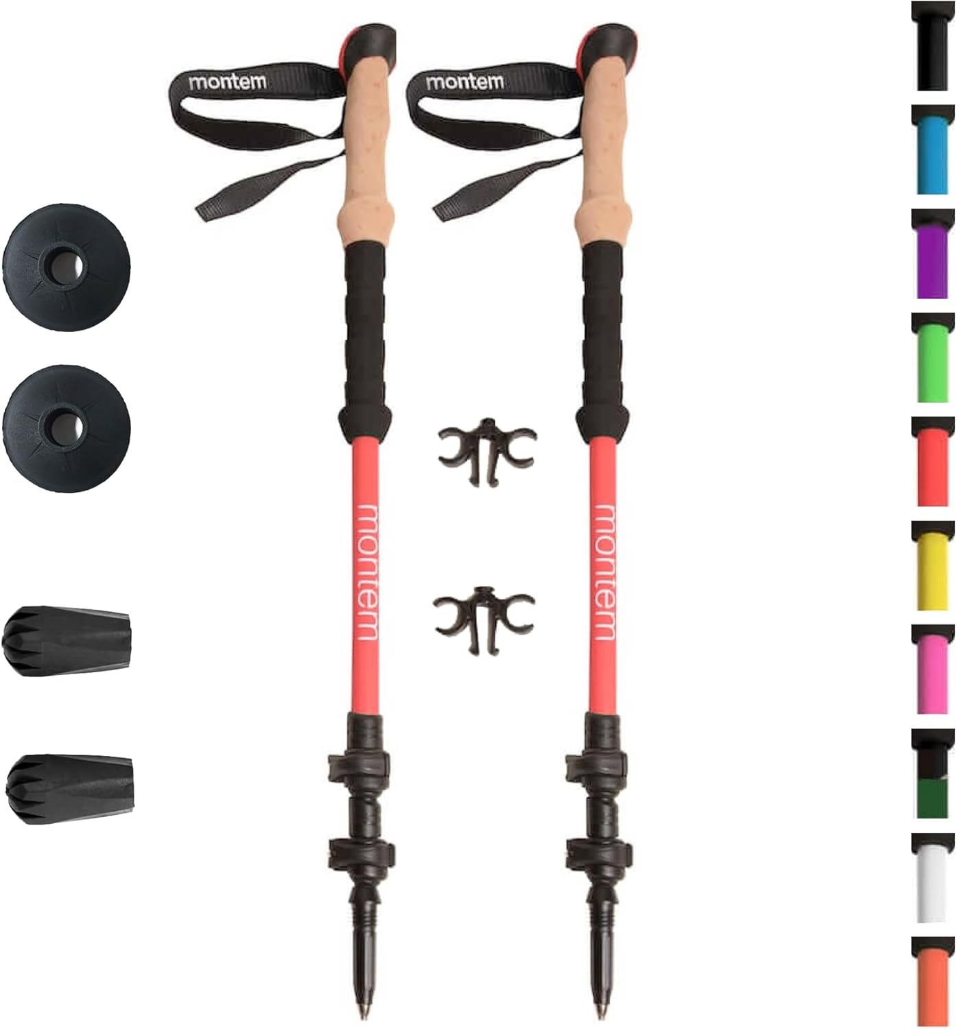Montem Ultra Strong Hiking Poles - Lightweight & Durable