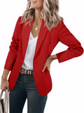 Cicy Bell Womens Casual Blazers Open Front Long Sleeve Suit Jacket 5