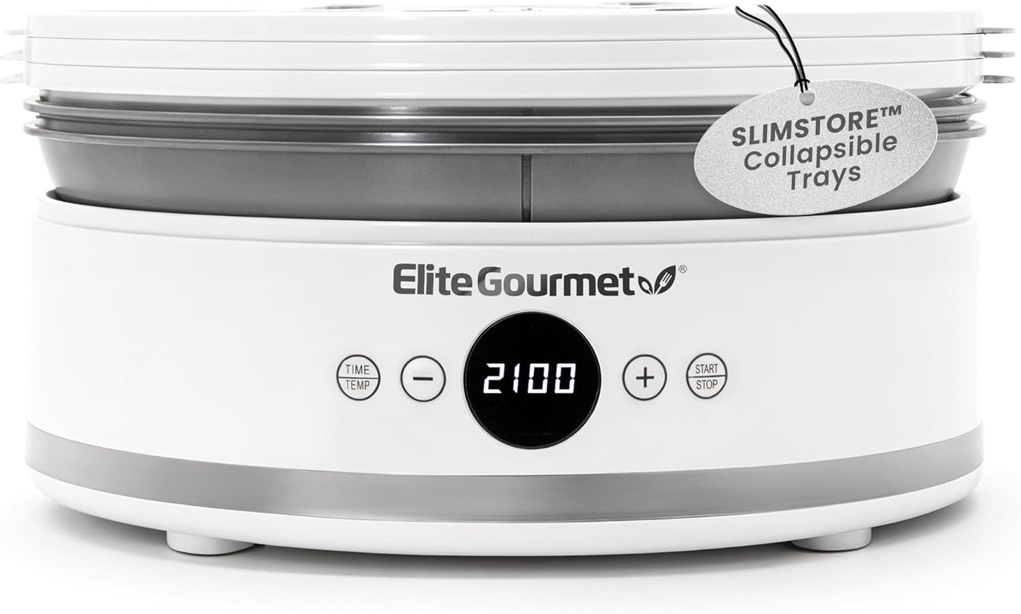 Elite Gourmet Digital Food Dehydrator for Healthy Snacks