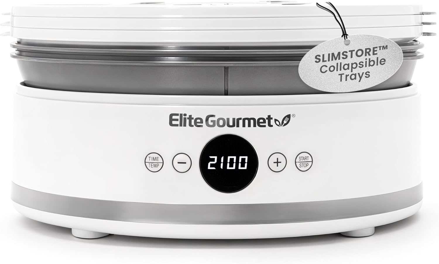 Elite Gourmet Digital Food Dehydrator for Healthy Snacks