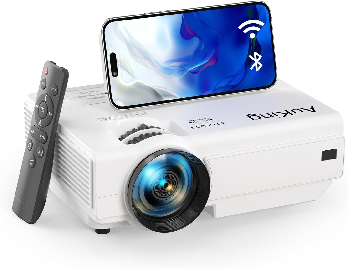 Ultimate HD Mini Projector - WiFi, Bluetooth, 200'' Portable Screen