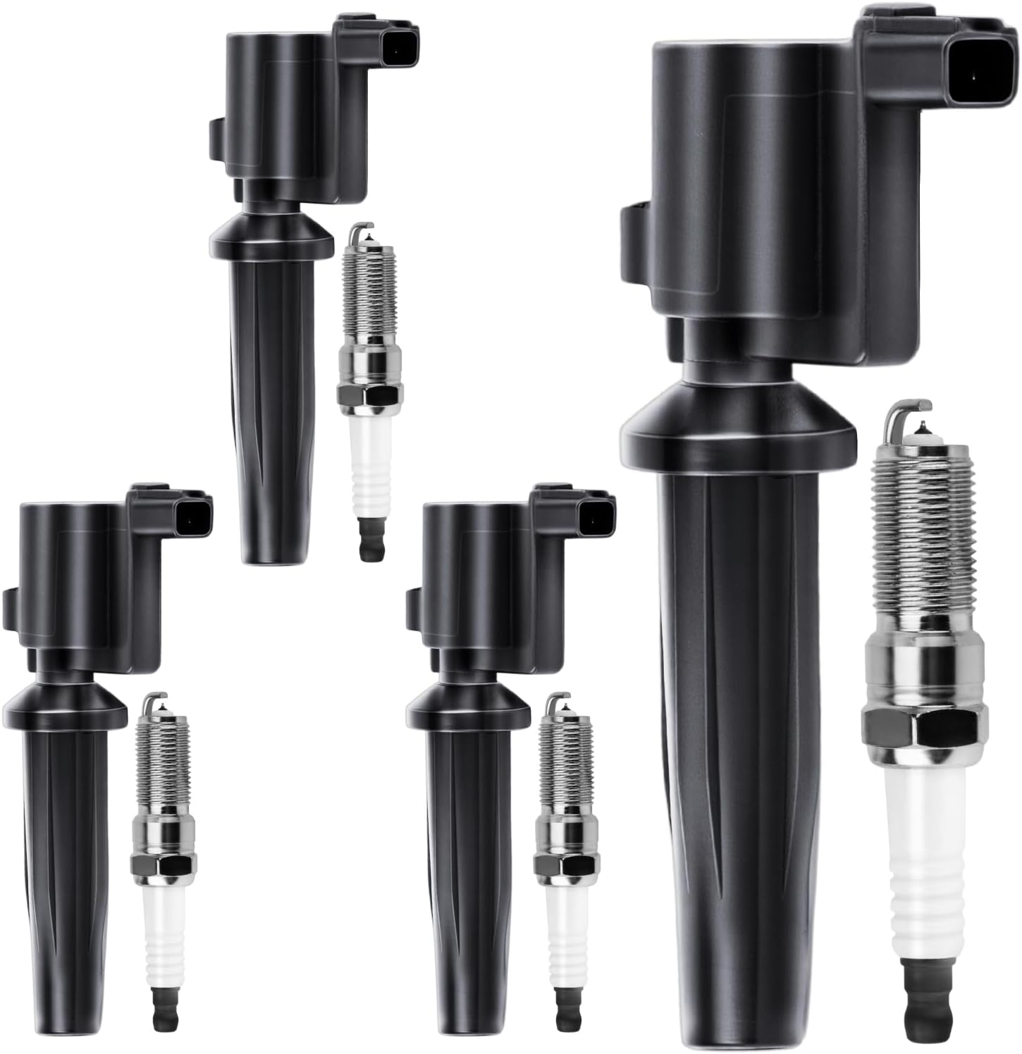 UF621 Ignition Coils Pack & Iridium Spark Plugs for Ford Vehicles