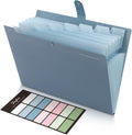 Expanding File Organizer with 8 Pockets - Portable Letter Size Folder
