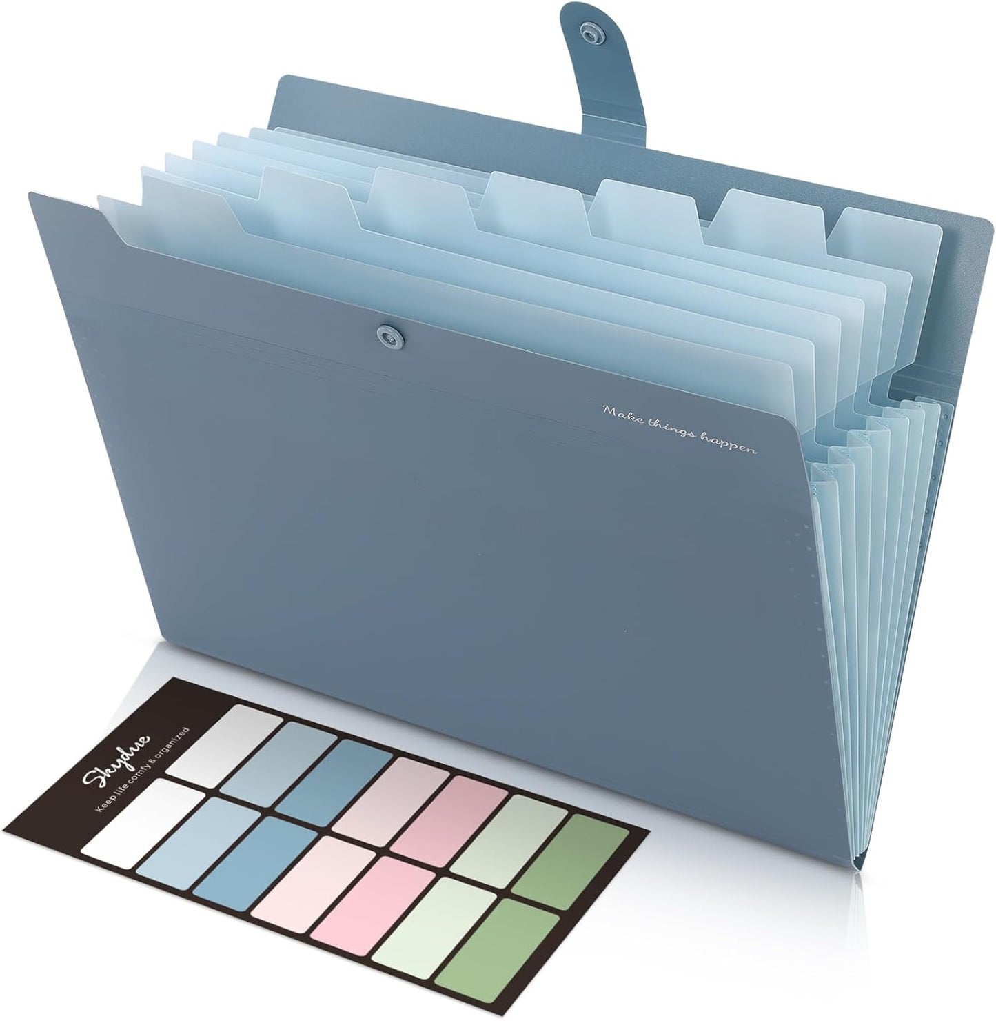 Effortlessly Organize with SKYDUE 8-Pocket File