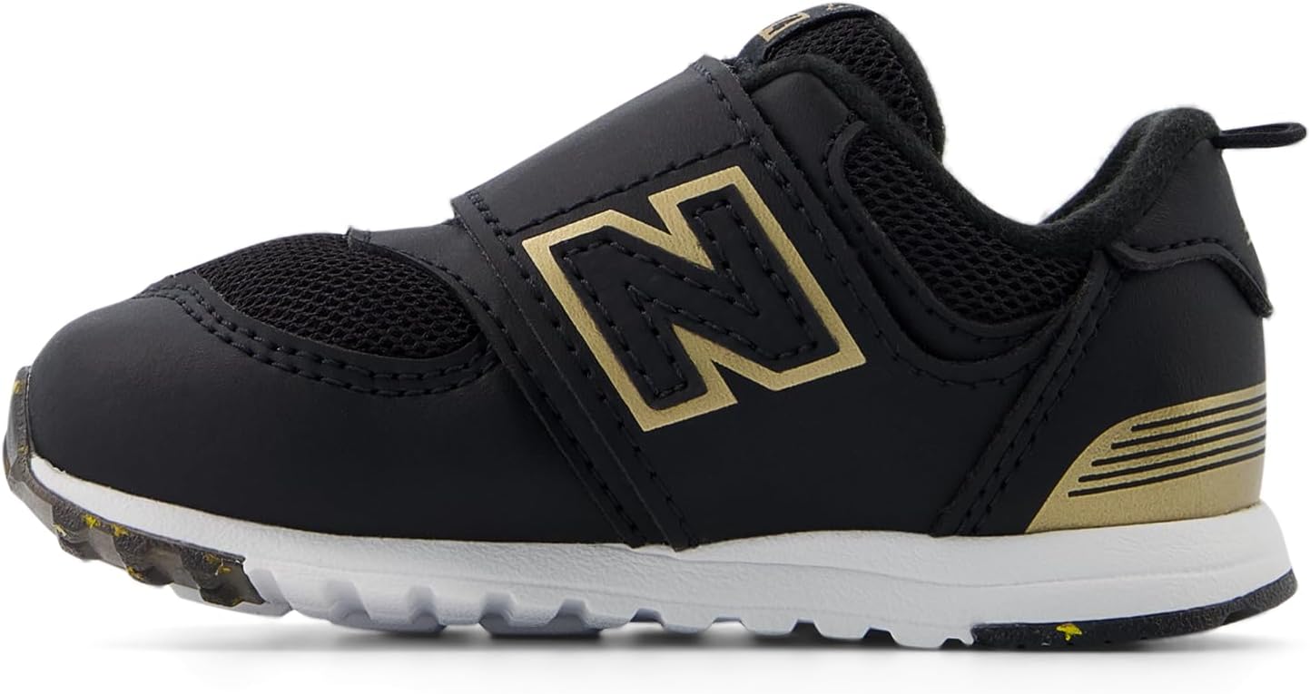 New Balance Unisex-Child 574 V1 70s Racing Hook & Loop Sneaker