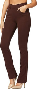 Conceited Women's Stretch Bootcut Dress Pants - Ponte Treggings