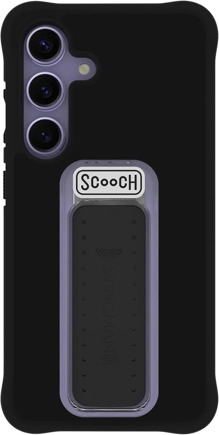 Scooch Wingman Kickstand Case for Samsung Galaxy S25 - Black