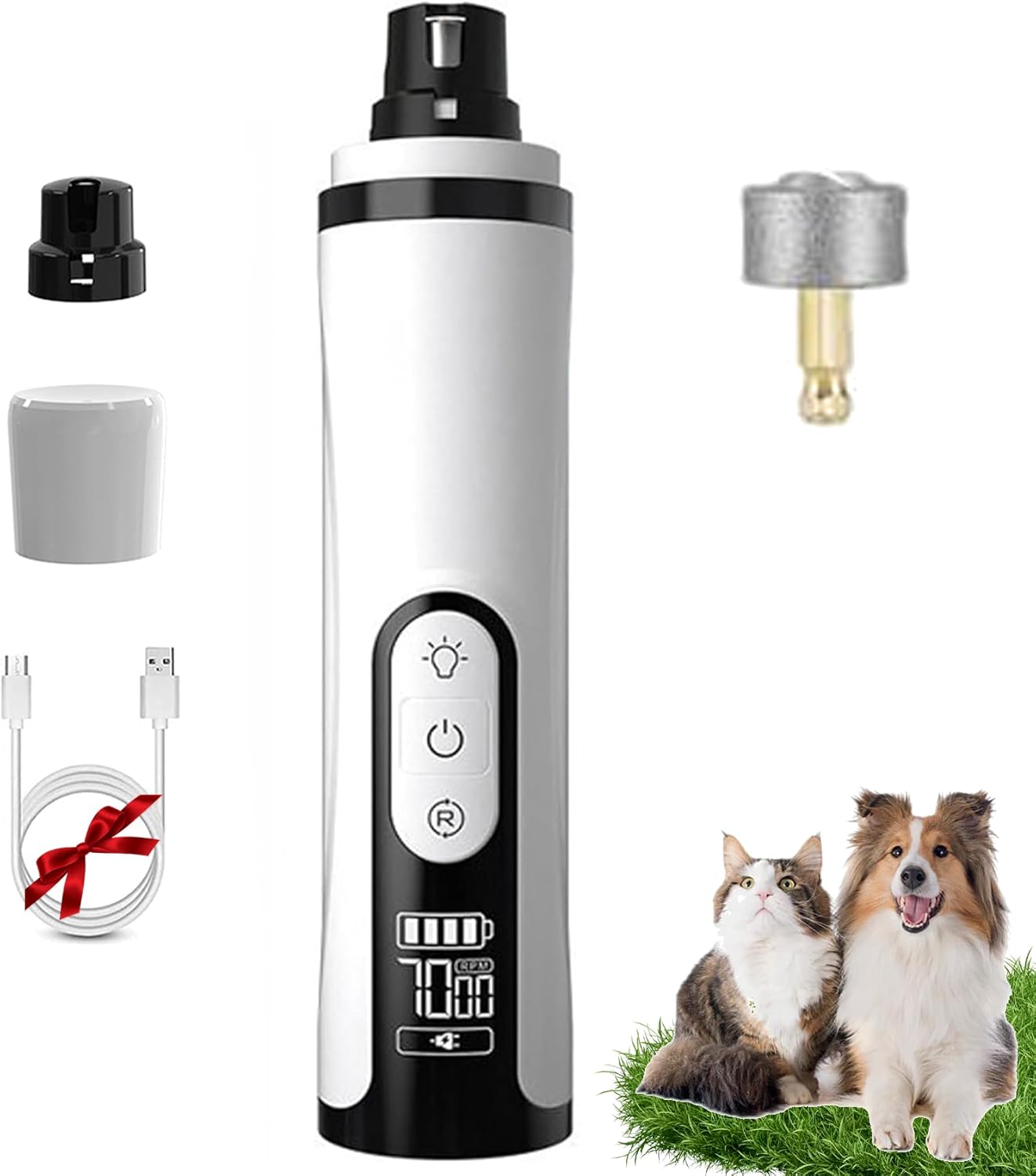 Heusom Silent Groom Pro Nail Grinder for Stress-Free Grooming