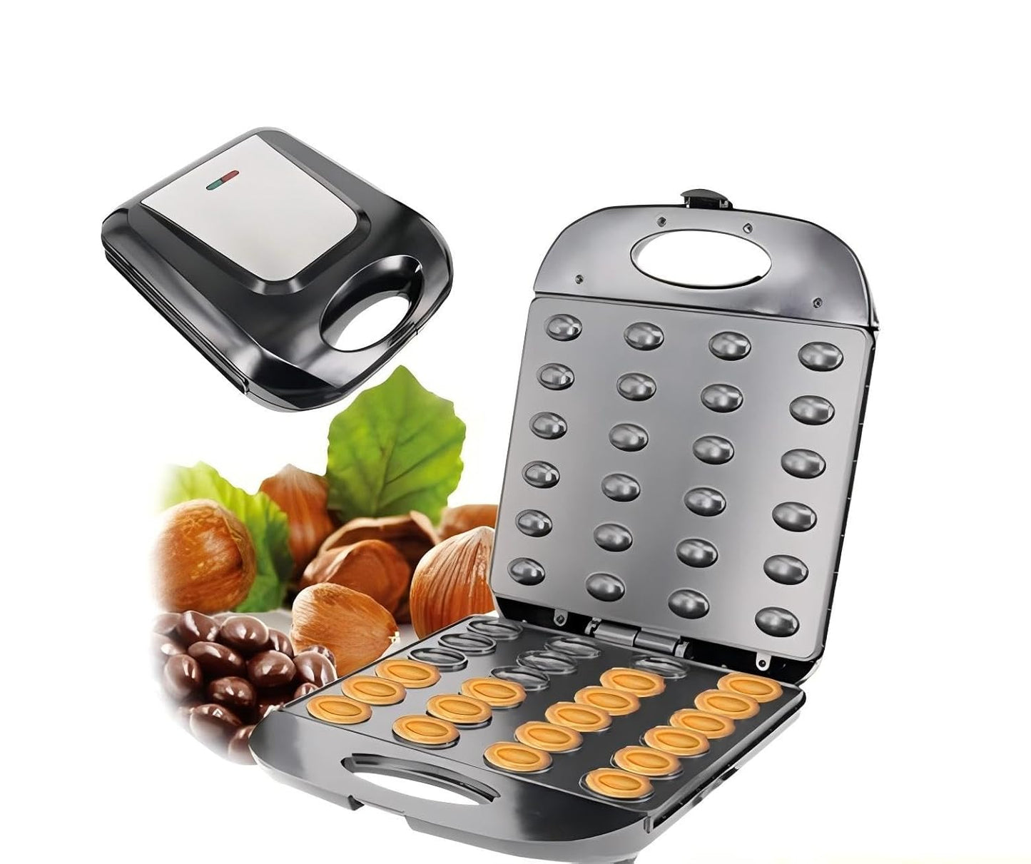 KAGOR Double-Sided Walnut Cookie Maker - Non-Stick Electric Mold