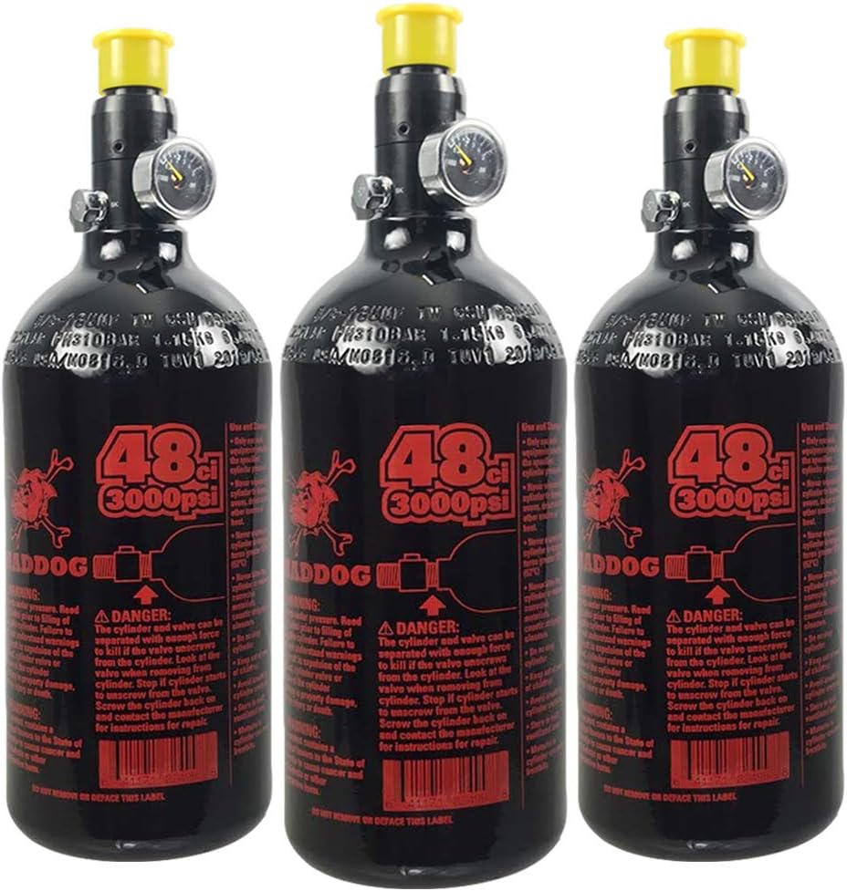 Maddog 48ci 3000psi Aluminum Compressed Air HPA Paintball Tank