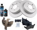 TRQ Rear Brake Pad & Rotor Kit for 2001-2007 Chrysler & Dodge