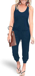 PRETTYGARDEN Womens Jumpsuit Casual Summer Romper - Comfortable