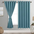 Blackout Curtains for Bedroom with Tiebacks - Room Darkening Panels