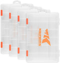 KastKing Tackle Boxes Plastic Organizer - Removable Divider Trays