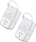 2 Pack Power Strip with USB C Ports - Compact Travel Power Hub