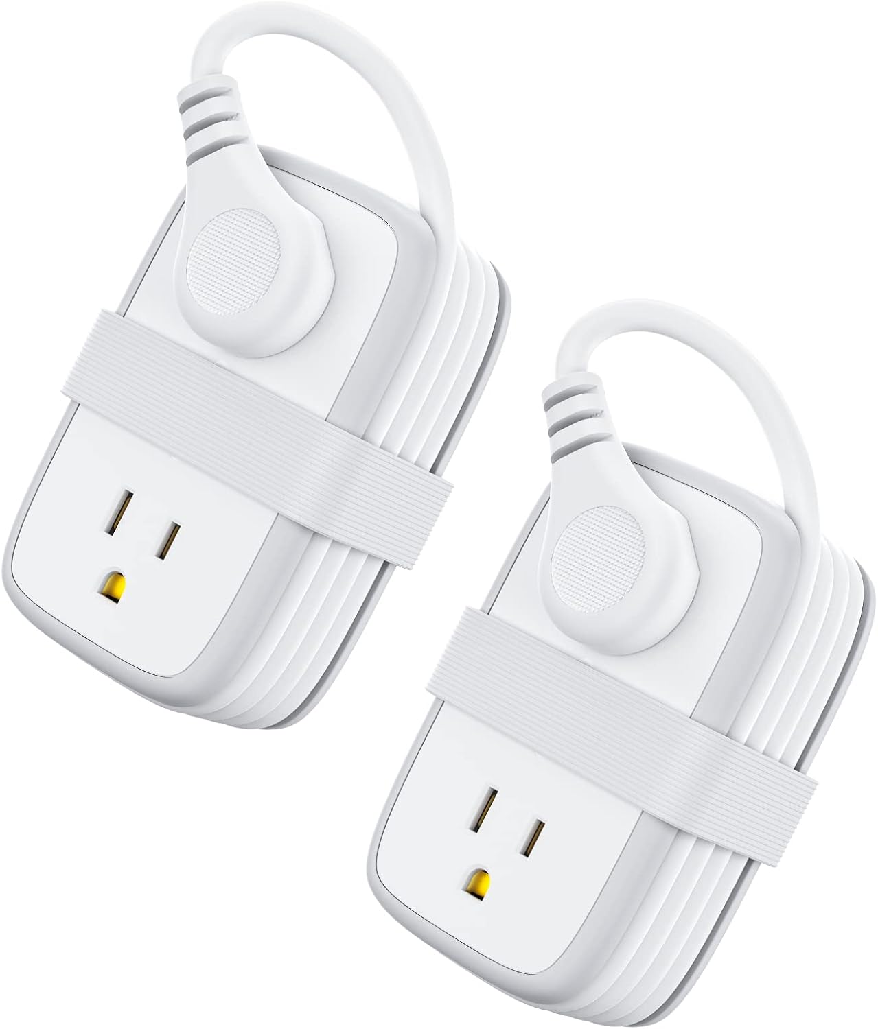 2 Pack Power Strip with USB C Ports for Travel Essentials