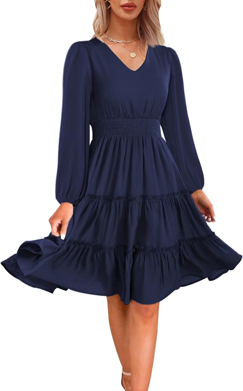 Zattcas Women 2025 Spring Summer Dress: Flowy Midi Style