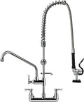 Commercial Sink Faucet with Sprayer 36in Height - Professional