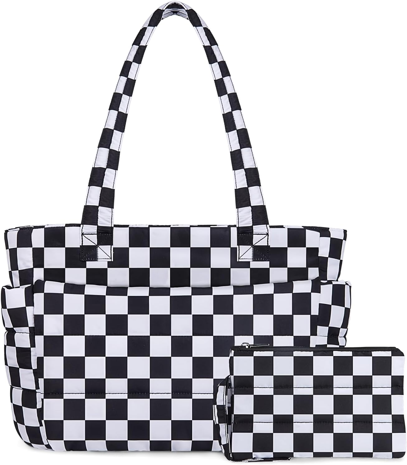 TOPDesign Puffer Tote Bag for Women: Lightweight Quilted Handbag
