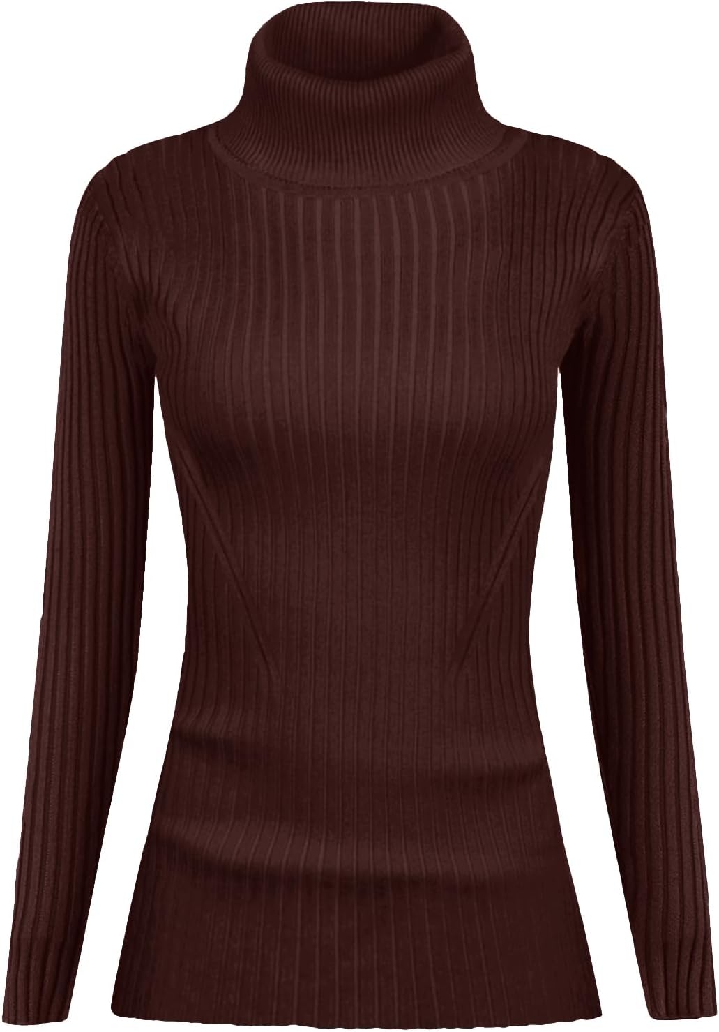 Stylish Turtleneck Ribbed Sweaters for Women by v28 - Warm & Cute