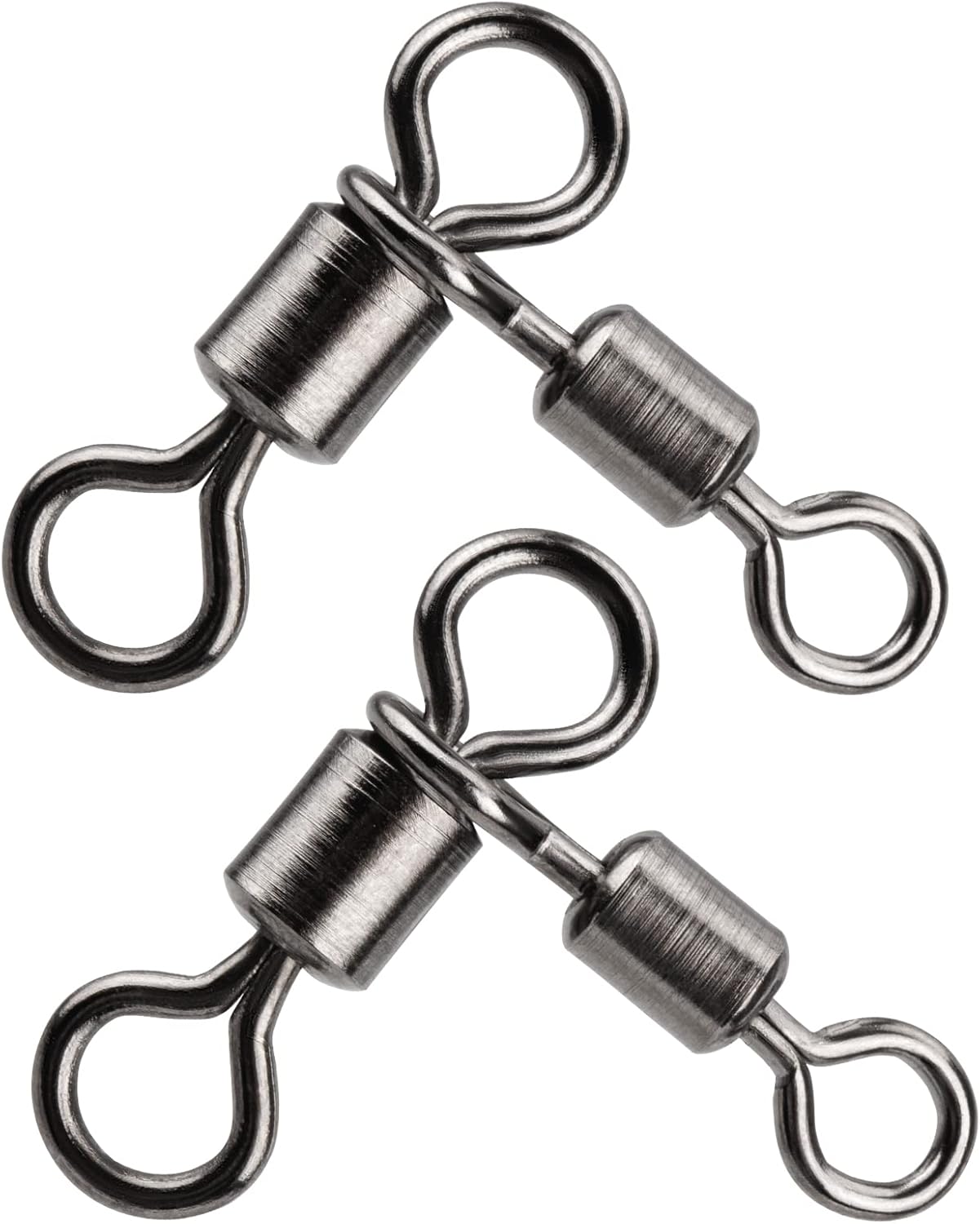 THKFISH 50PCS 3-Way Swivels - Ultimate T-Turn Fishing Solution