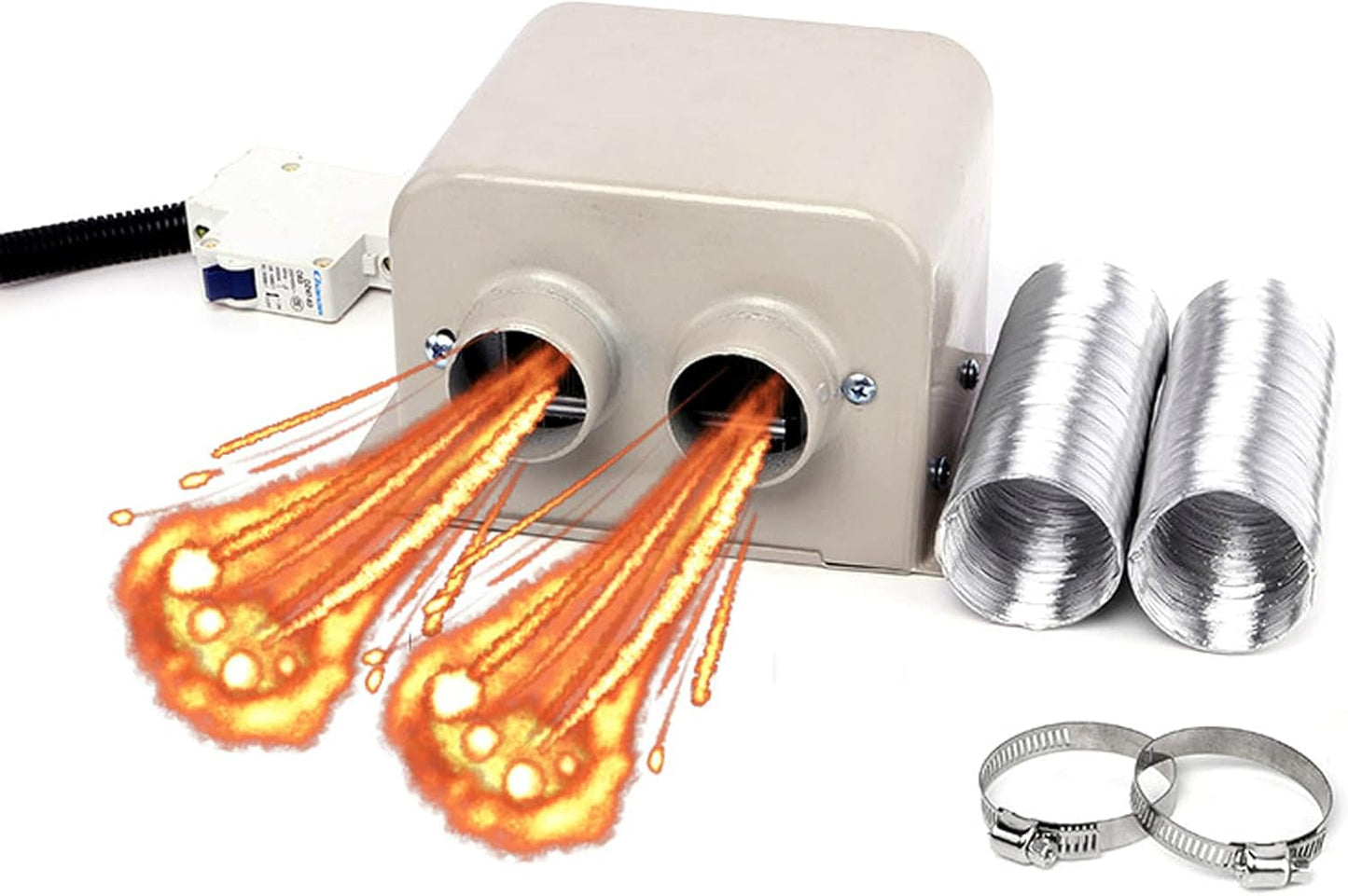 Portable 12V Car Heater-Defroster-Seat Kit!