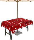 Valentine's Day Waterproof Tablecloth - Red Love Text - 60x84