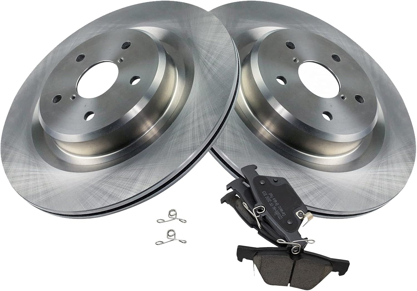 TRQ Rear Brake Pad & Rotor Kit for 2019-2020 Subaru Ascent