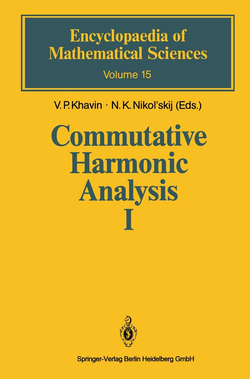 Commutative Harmonic Analysis I: General Survey Review