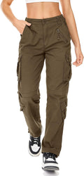 Womens Cargo Army Combat Work Pants with 8 Pockets (Style ZP8S)