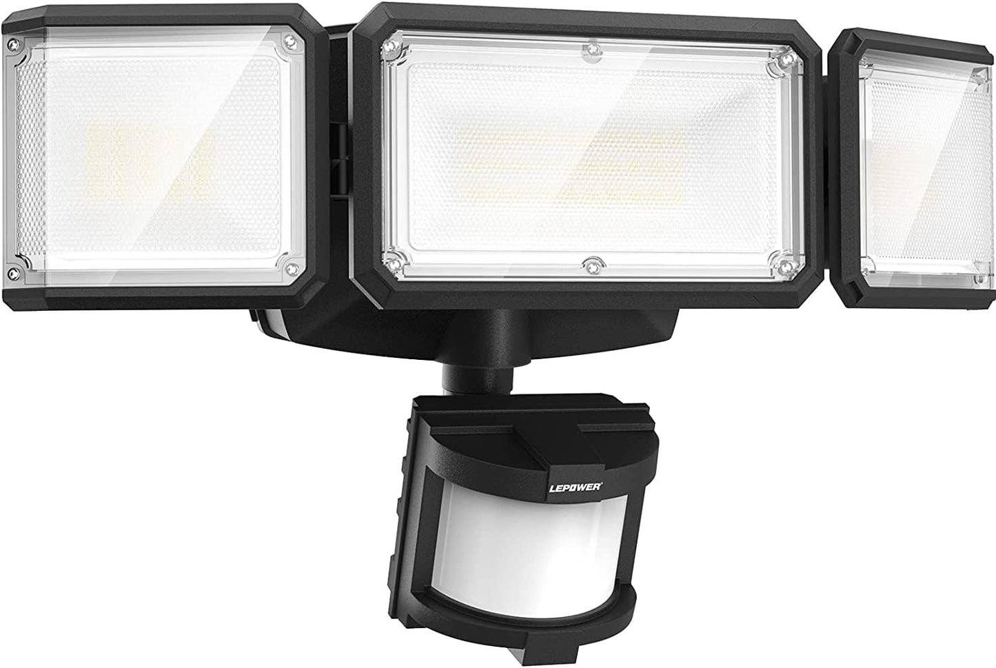 LEPOWER Battery Powered LED Flood Light for Outdoor Security