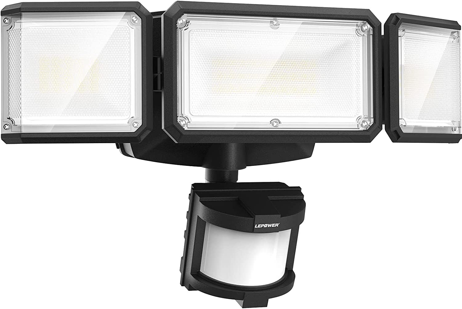 LEPOWER Battery Powered LED Flood Light for Outdoor Security