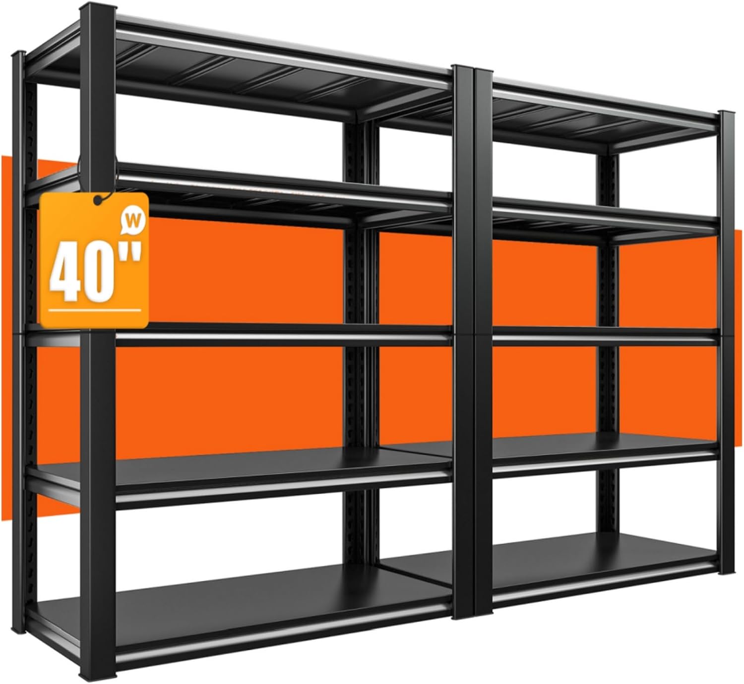 REIBII Garage Shelving Heavy Duty 2500LBS Storage Solution