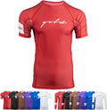 Gold BJJ Foundation Rash Guard - Ranked No-Gi and Gi Jiu Jitsu Jewelry