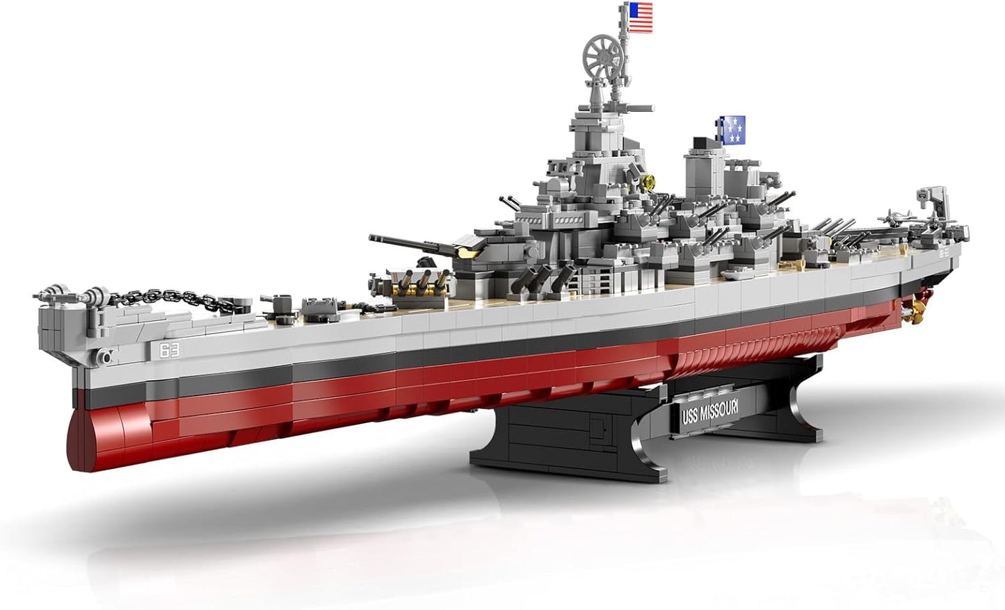 NUTCRACKER Battleship Bismarck Building Set for Adults and Teens