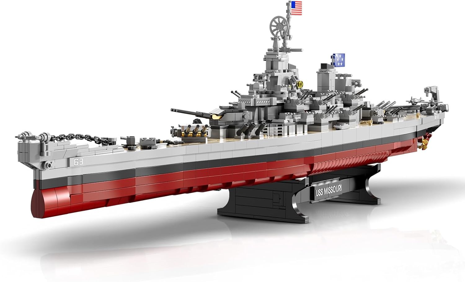 NUTCRACKER Battleship Bismarck Building Set for Adults and Teens