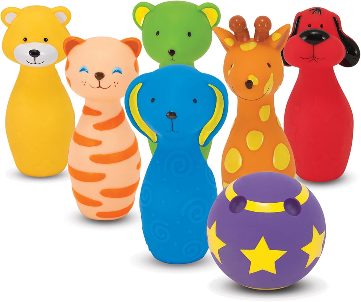 Melissa & Doug Bowling Friends Set - Portable Fun!