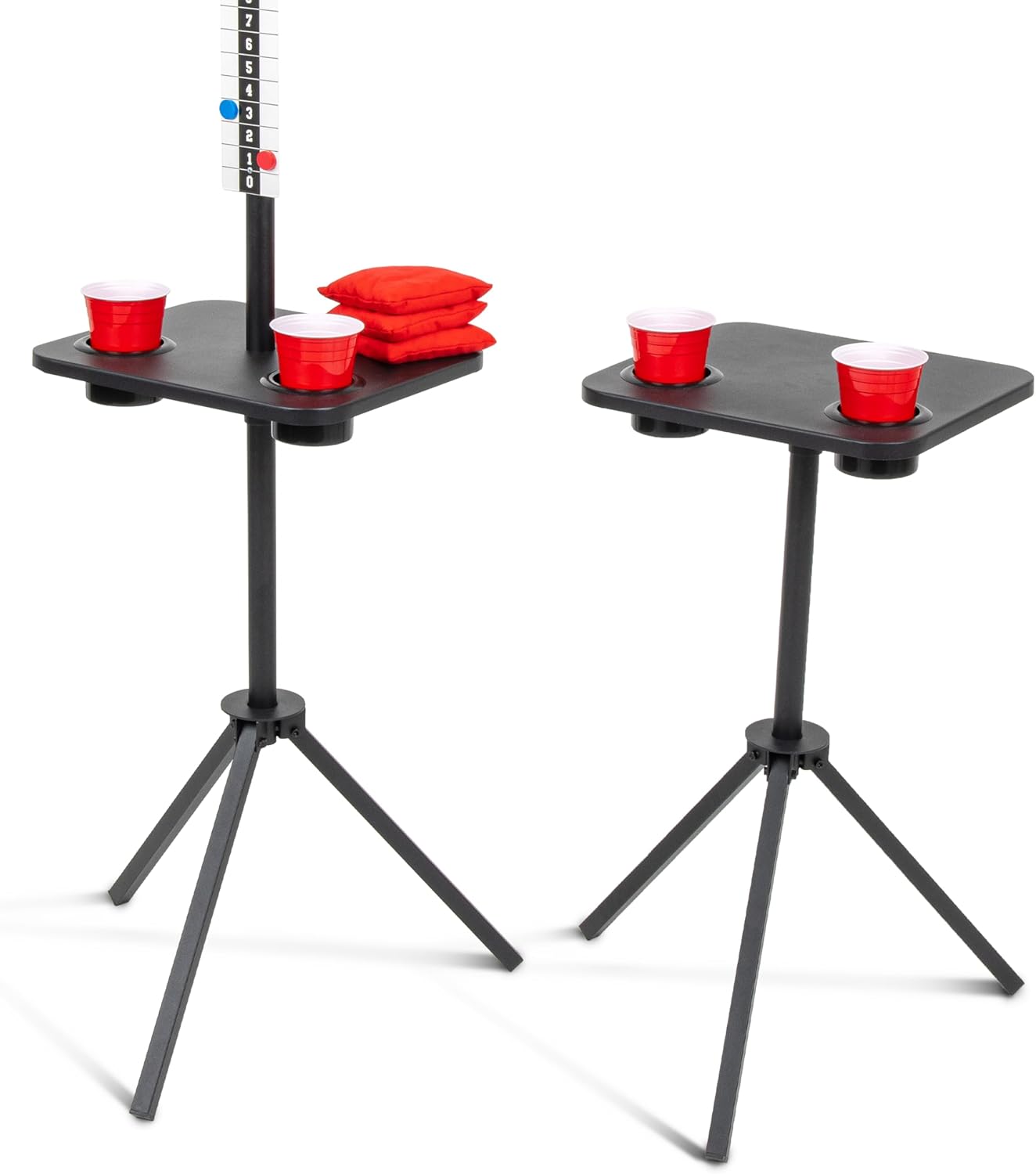 GoSports All Weather Metal Cornhole Scoreboard with Drink Holders