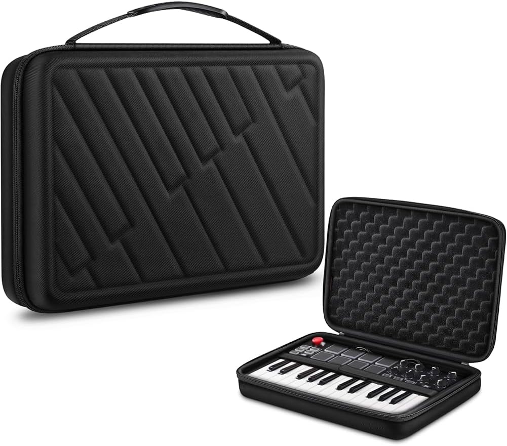 Protective Case for AKAI & Alesis Keyboards | Cable Slot, Business & Travel Ready